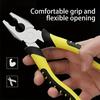 3pcs Carbon Steel Clip Set, 6 Inch Multi-Functional Clip, Wire Cutter with Anti-Slip and Rust- Pointed Clip for Indoor and Outdoor Maintenance Tools