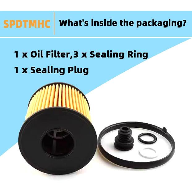 26350-2S000 Oil Filter Kit Fit for Kia Sorento K5 Sportage 2.5L Engine | Fit for Hyundai Tucson Sonata Santa Replacement Part 263502S000 21513-23001