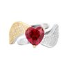 Jewelry Rings Jewelry Exquisite Color Love Zircon Rings Premium Opening Personality Women