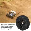 4Pcs RC Car Wheels and Tires Rubber Tires Plastic Hub for 1/7 1/8 1/10 Remote Control Car