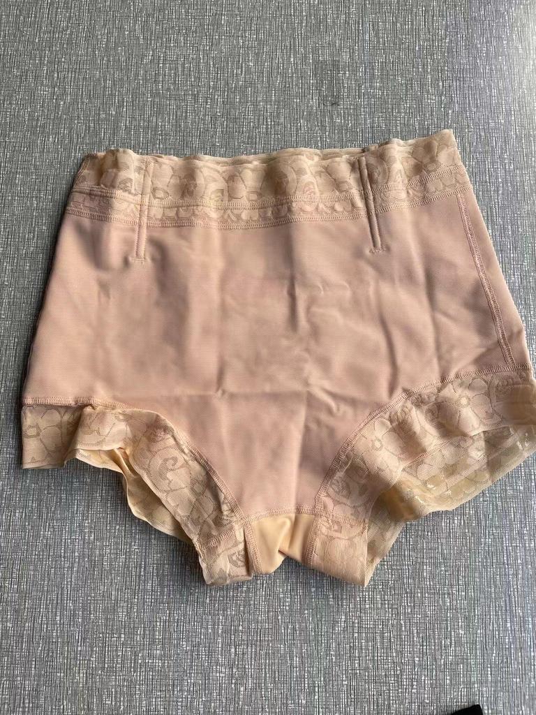 New European & American Tummy Control Anti-Slip Lace Shaping Shorts - Women's Hip Lifting Flat Leg Shorts