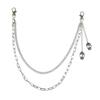 Gothic Punk Belt Chain Zinc Zinc Zinc Alloy Skull Pants Chain Cool Skull Waist Chain  Male