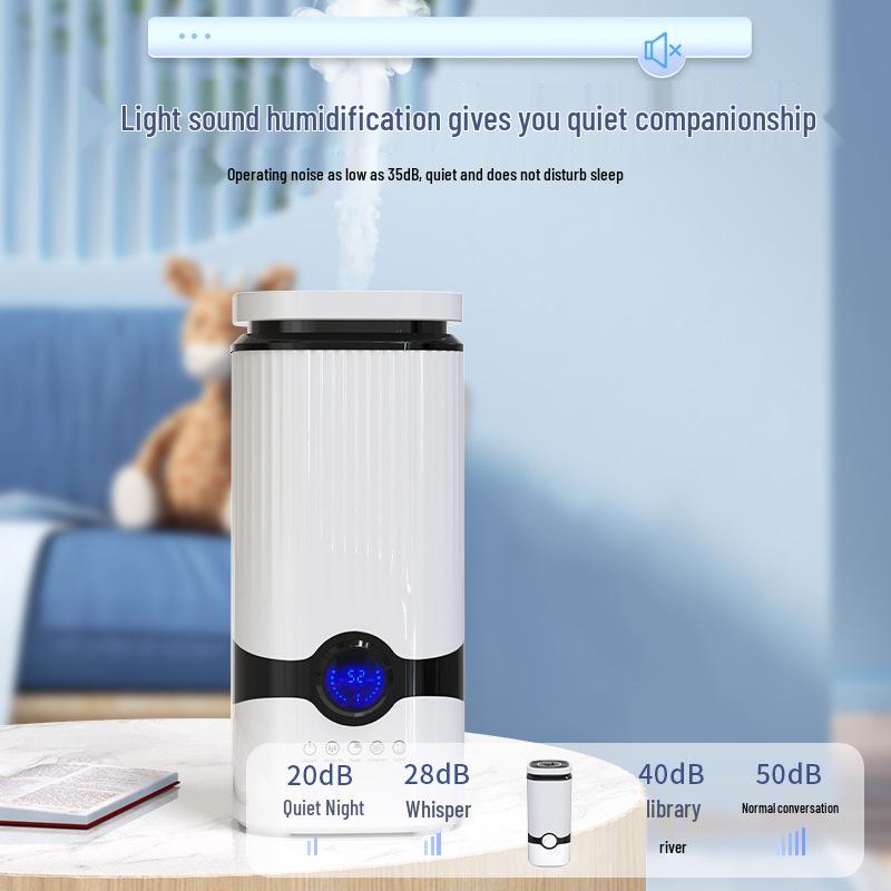 4L Ultrasonic Humidifier with LED Color Light & Aroma Diffuser