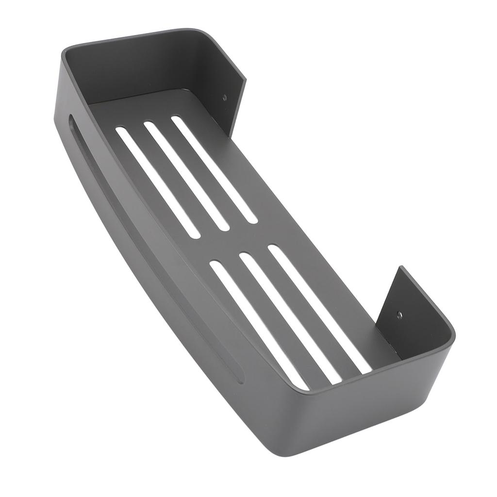 Wall Mount Bathroom Shelf Shower Bath Rack Single Layer Space Aluminum Bathroom Floating Wall