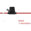 In-line 8 AWG IP67 Waterproof Fuse Blade Holder for MAXI Fuse and LARGE Size