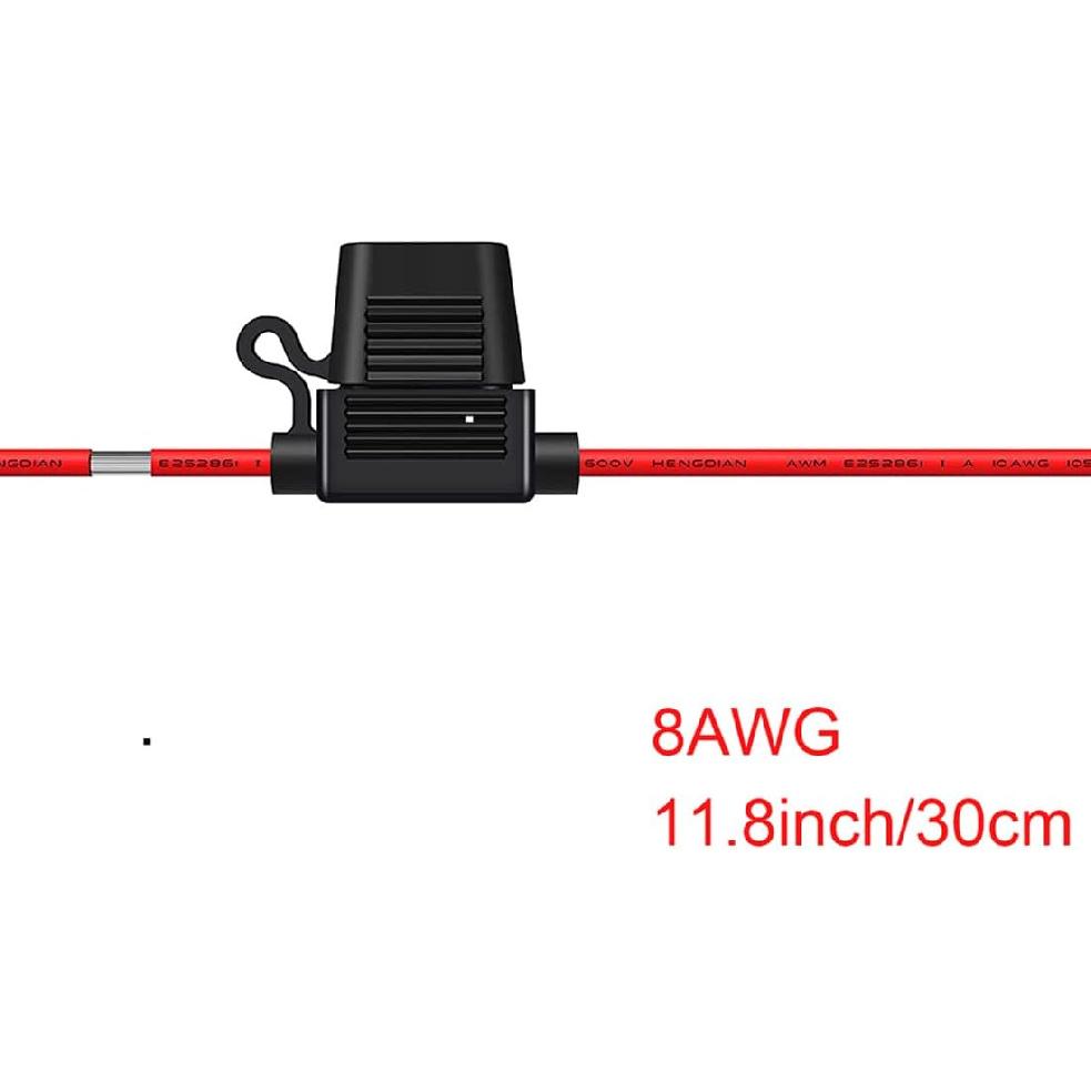 In-line 8 AWG IP67 Waterproof Fuse Blade Holder for MAXI Fuse and LARGE Size