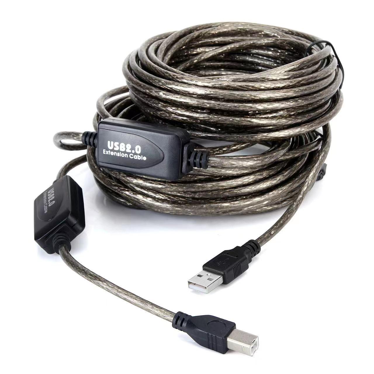 

Высокоскоростной кабель USB 2.0 типа «папа-папа» для принтера, цвет кофе 5m