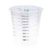 10Pcs 500Ml Disposable Clear Plastic Paint Mixing Cups Mixing Pot Paint Mixing Calibrated Cup