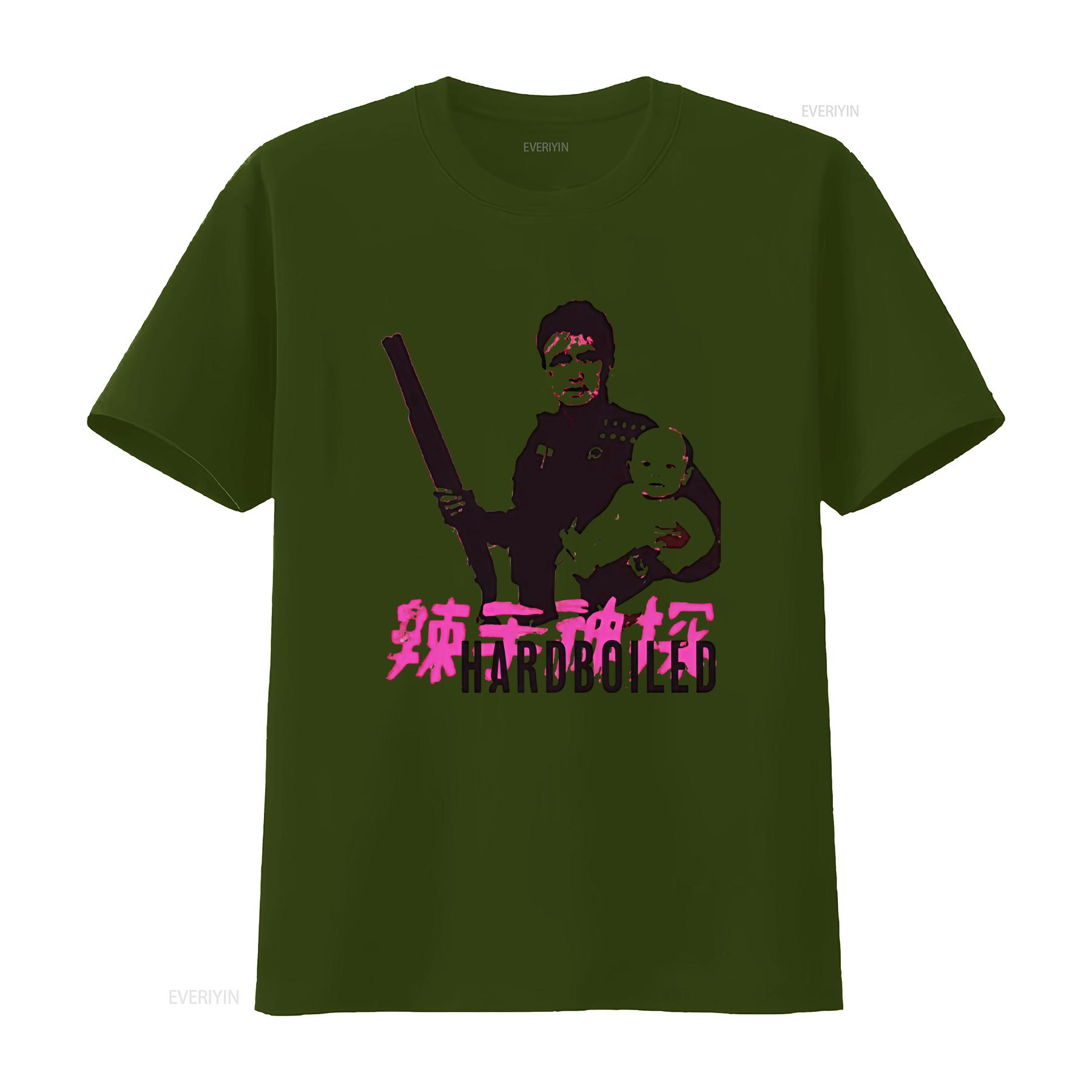 

Hard Boiled Cult Movie T Shirt John Woo Inspired Design Available in All Sizes NEW vintage Washed streetwear Stylish Breathable 4XL