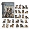 Giochi Festivi Interattivi 2026 Calendario dell'Avvento di Natale per Cani, Set di Ornamenti Acrilici a 24 Giorni con Figure di Cuccioli, Decorazione Piatta 2D da Appendere all'Albero