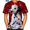 Beautiful Dalmatians 3D Printed T-Shirt Dalmatians Fashion Men Women's Personality Hip Hop Casual T Shirt Male Streetwear Tops