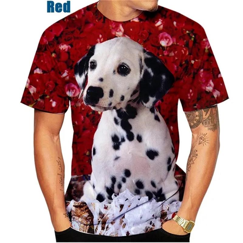 Beautiful Dalmatians 3D Printed T-Shirt Dalmatians Fashion Men Women's Personality Hip Hop Casual T Shirt Male Streetwear Tops