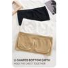 Damen Übergröße Nahtloser Trägerloser Bandeau Push-Up BH