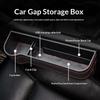 Pu Leather Car Seat Gap Storage Box Interior Products Universal Seat Gap Slit Box Phone Bottle Keys Holder Box Auto Organizer