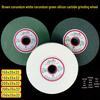 Multi-Material Grinding Wheel: White Corundum, Brown Corundum, Green Silicon Carbide - Perfect for Bench Grinders and Knife Sharpeners