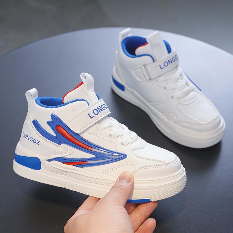Jungen Herbst 2024 High-Top Rutschfeste Weiche Sohle Skateschuhe für Kinder