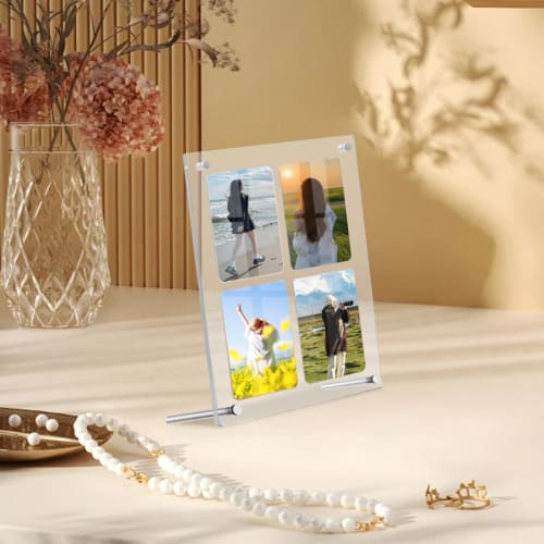 DIFEIUKI Shield PRO Trading Card Display Case with 4-Row Card Stand, Sun Protection, Scratch Protection, and Durability Protection for Collections, Yu