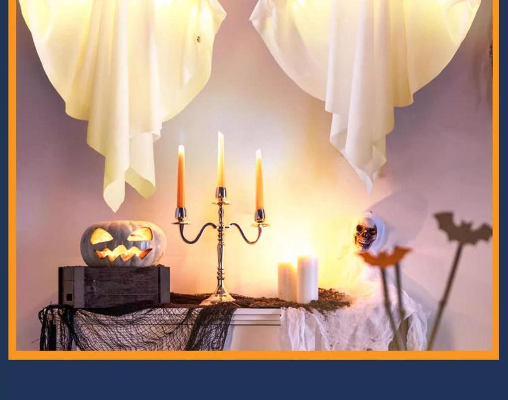 Halloween Leuchtende Geist LED Lichterketten für Außen Dekoration
