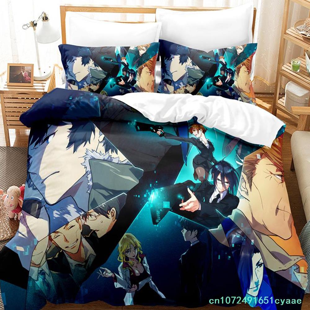 2023 Psycho Pass Bedding Set Single Twin Full Queen King Size Bed Set Adult Kid Bedroom Duvetcover Sets Anime Parure De Lit Bed