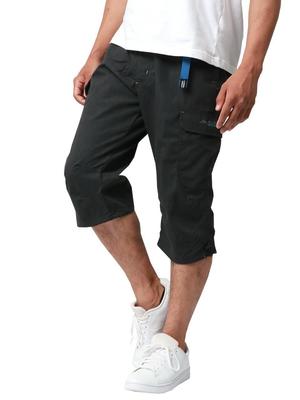 Outdoor Products Men's Cool-to-the-Touch Cargo Pants, Loose Fit, 3/4 Length, Cool, Solid Color, Cropped Pants, Charcoal, Size M