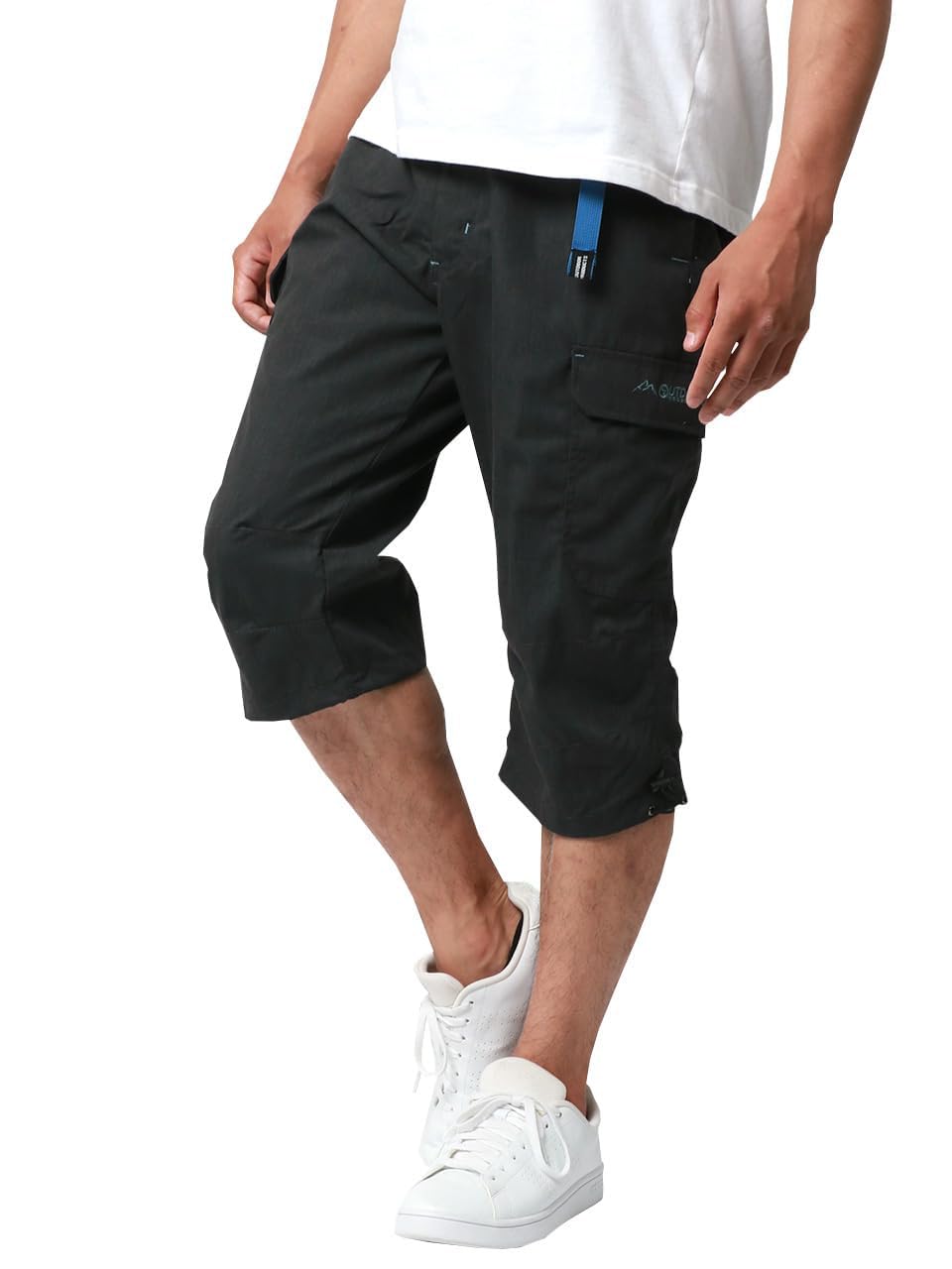 

Outdoor Products Men s Cool-to-the-Touch Cargo Pants, Loose Fit, 3/4 Length, Cool, Solid Color, Cropped Pants, Charcoal, Size M