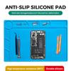Magnetic Silicone Soldering Mat Heat Insulation Anti-Scratch Work Pad for DIY Phone Circuit Board Repair Use