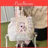 White Highland West Terrier Bow Backpack Casual Schoolbag Fashion Gifts Bag