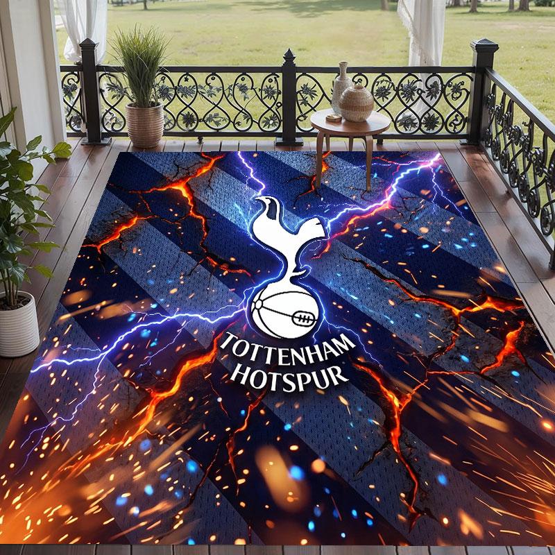 Soft Floor Carpet Tottenham Hotspur Pattern Area Rug Decorative Mat For Home Room Decoration