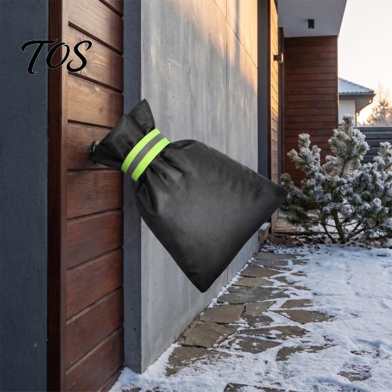 Reusable Faucet Cover Outdoor for Winter, Waterproof Freeze-Proof Hose Bib Cover, Freeze Protection Oxford Cloth Winterizing Outside Yard Cold Weather