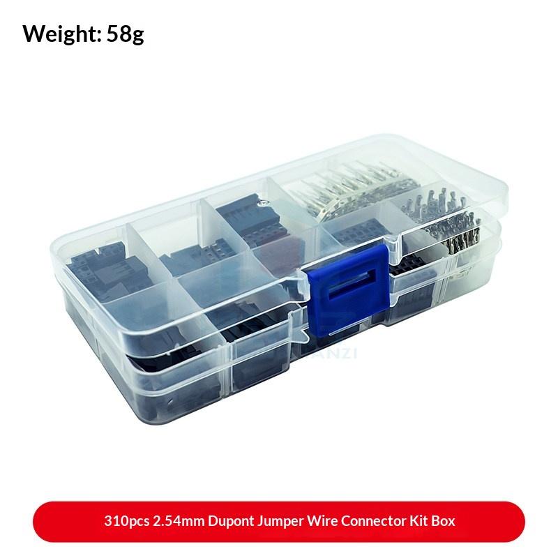 2.54mm Connector Assortment Kit 310/620Pcs Male Female Terminal Housing Set for Industrial Circuit Debugging