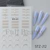 Stickers, Tip Design, Color, DIY Manicure Decals for Women