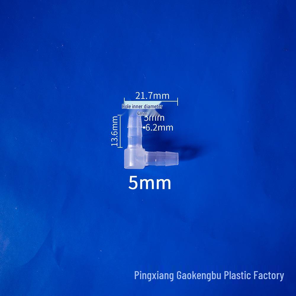 L-Shaped Elbow Plastic Connector Fittings, 90° Right Angle Pipe Accessories