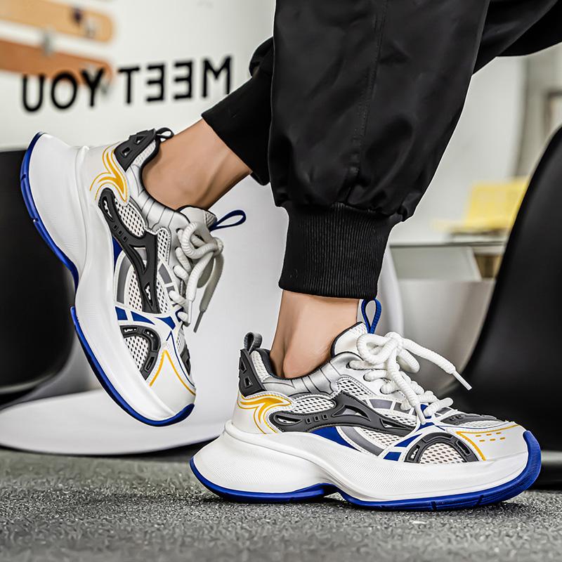 Modă Nouă Pantofi Confortabili cu Talpă Groasă pentru Bărbați pentru Toate Sezoanele Studenți Bărbați Băieți în Tendințe Talpă Moale Respirabili Casual Adidași de Alergare