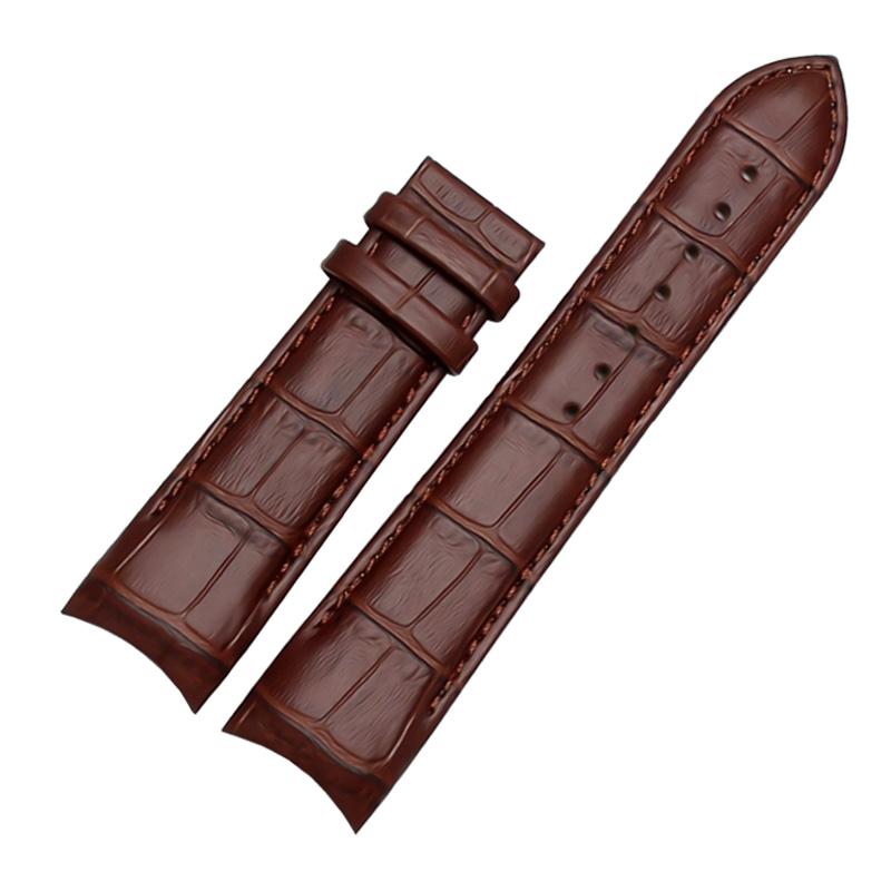 22mm 23mm 24mm Gebogenes Ende Kalbsleder Uhrenarmband Für Tissot Uhr Armband 1853 COUTURIER T035627A T035407A T035439 Herrenarmband