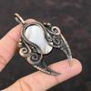 Black Mother Of Pearl Pendant Copper Wire Wrapped Pendant Gemstone Pendant Copper Jewelry Handmade Pendant Wire Wrap Jewelry Gift For Mother