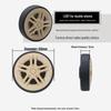 Universal Wheel Replacement for Luggage Suitcase: Leather Caster Rubber Roller Rim Repair Accessories