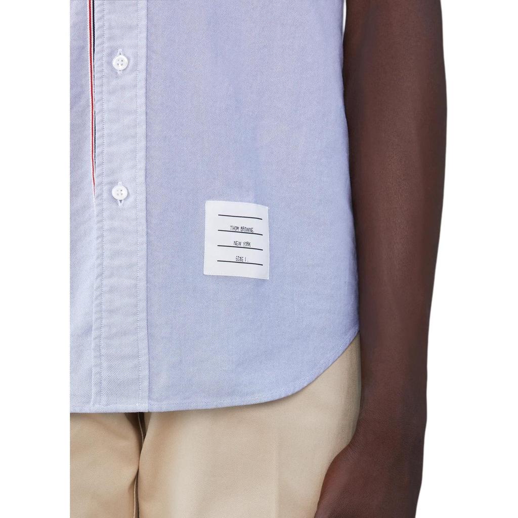 THOM BROWNE Oxford Short Sleeved Shirt Men's MWS316A-F0313-480