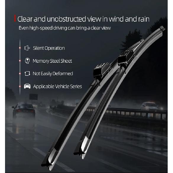 1set Front & Rear Windshield Wiper Blades Windscreen Wipers For Skoda Kodiaq 2016-2023 2017 2018 2019 2020 2021 2022 Accessories