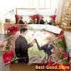 Anime Violet Evergarden Bedding Set Print single Comforter Quilt Bed Cover Duvet Cover Pillow Case 3 Pieces Sets Kids Adult Size