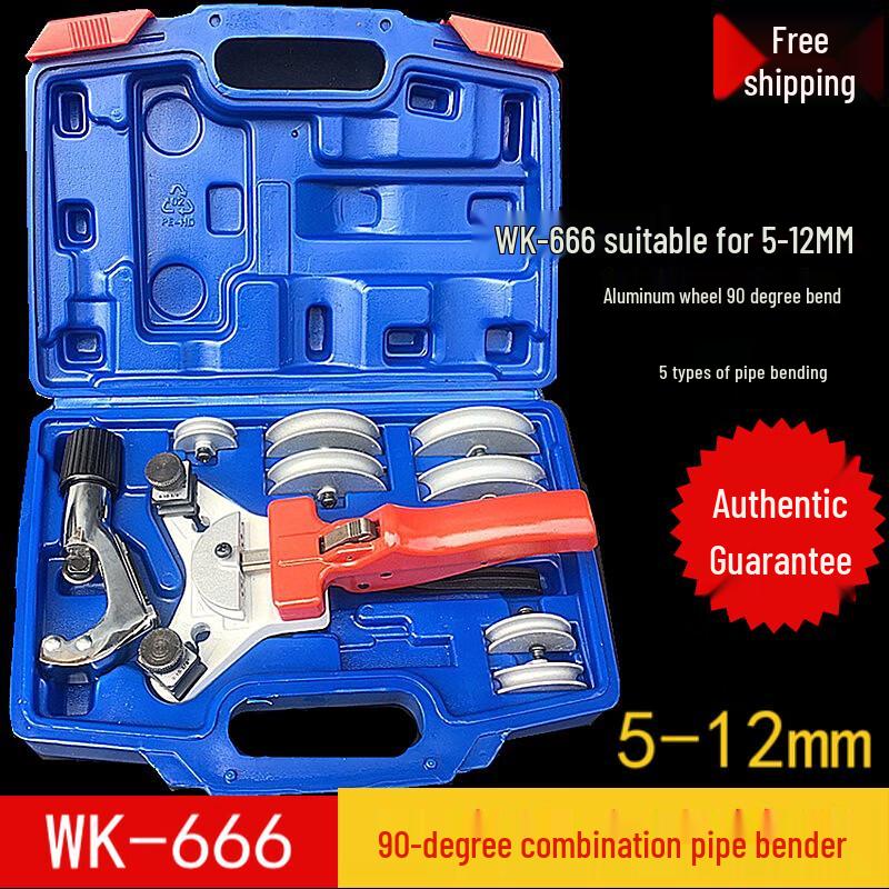Chi Weng Da Sheng CT-999F Manual Ratchet Copper Tube Bender Kit