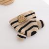 Cartoon Stripe Baby Beanie Cap Cute Bear Ears Infant Knitted Hat Winter Warm Kids Crochet Hats Toddler Girls Boys Bonnet