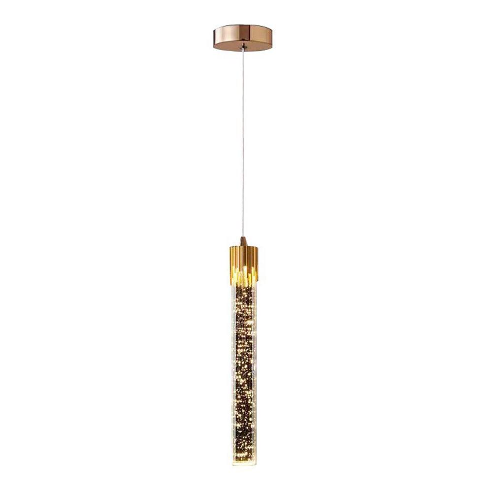 

Gold Finish Ceiling Hanging Light 3 Color Dimmable Crystal LED Kitchen Island Light 6000K Gold LED Chandelier for Bar Restaurant Warm Light золотий