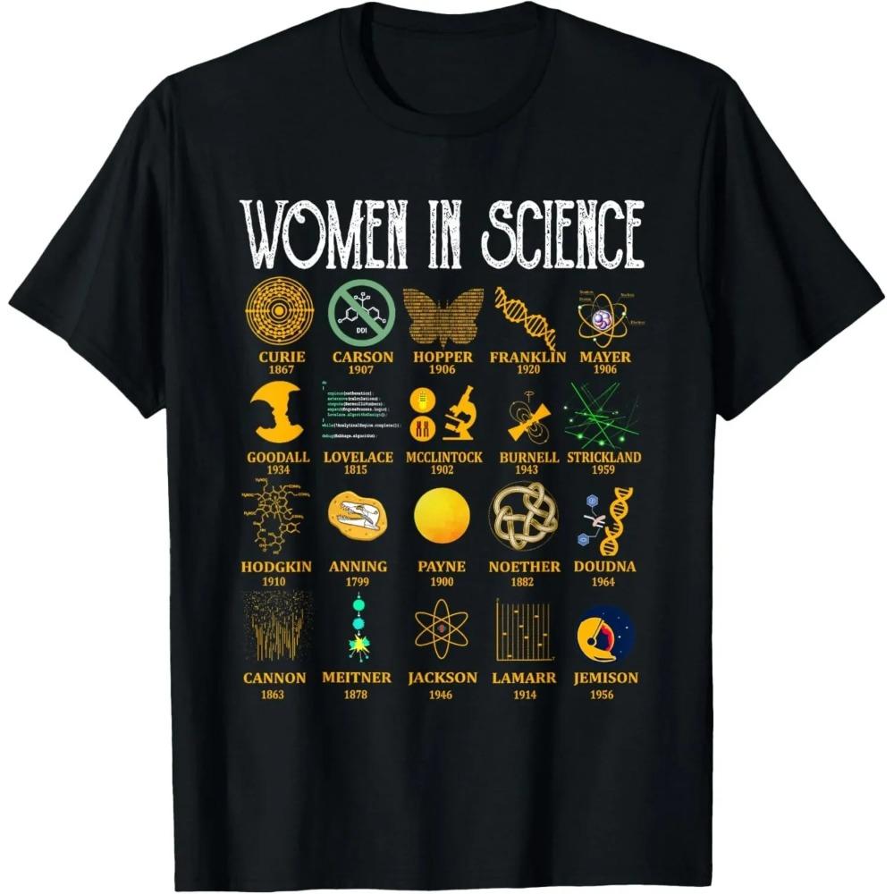 Quantum Physics String Theory Physics Student Science T-Shirt Custom Printed Graphic T Shirts women's T Shirt Camiseta STEM Education Gift