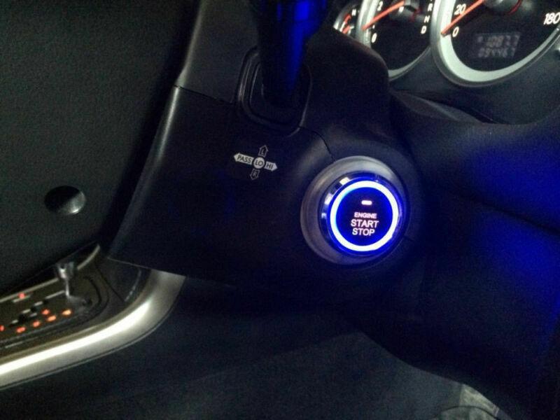 Car Security System Vibration Alarm Ignition Engine Start Push Button Remote C8