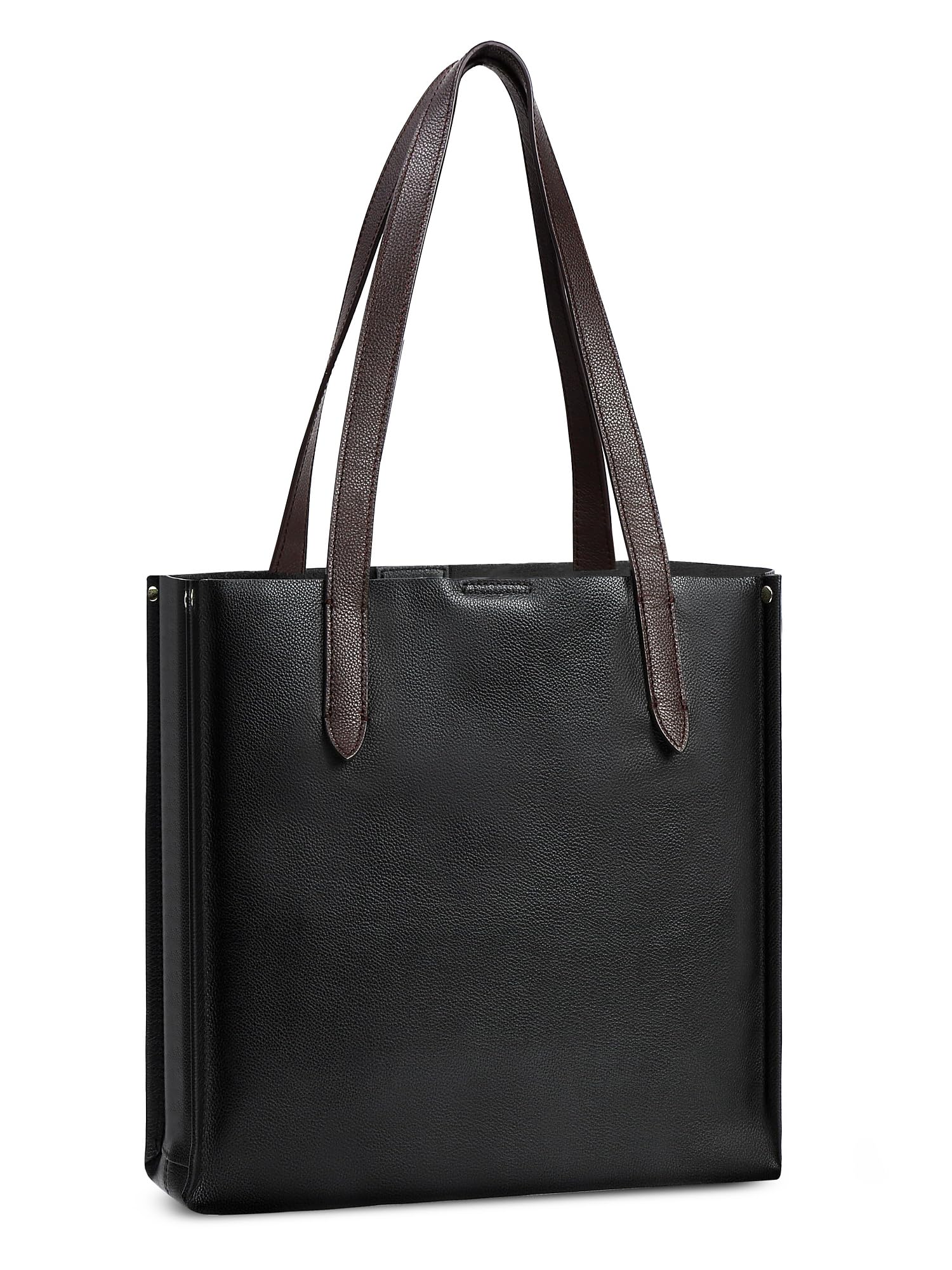 

Сумка-тоут Mura Shrink Большая Натуральная Черная Мужская Сумка, Кожа, Вместимость, Кожа, чёрный