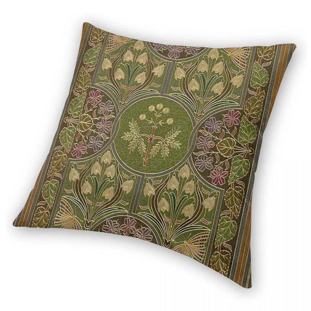 Stupenda Federa Art Nouveau Poliestere Lino Velluto Creativa Cerniera Federa Decorativa Custodia Cuscino per Stanza