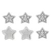 Mould Christmas Openwork Five-Pointed Star Silhouette Lamp Resin Silicone Mold Drip Resin DIY Star Plaster Egg Lamp Decorations