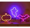 Korean Style Flamingo LED Neon Night Light - Decorative Christmas Fairy Accent with Round Base