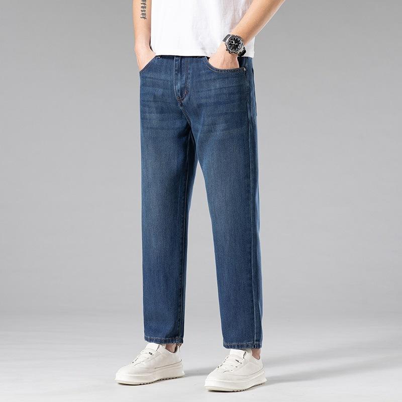 

Jeans Men s Summer Thin Casual Loose Straight-leg Tennis Men s Pants 28