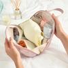 1PC Round Lingerie Storage Bag Lightweight Portable For Organizing Bras Underwear During Travel Weekend Trips Short Getaways Keep Lingerie Tidy